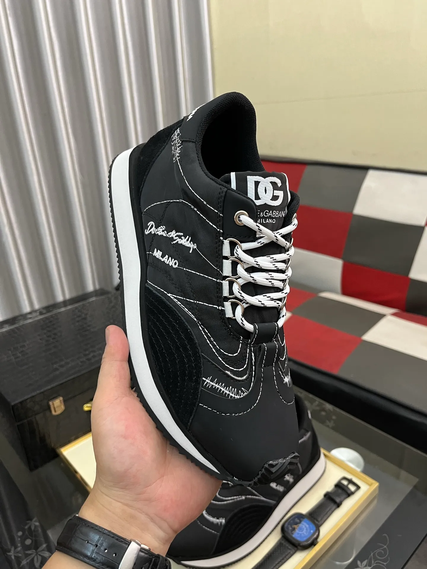 Men's men's shoes 💰480⌚️⌚️【Dg～】Men's casual shoes 2025z cabinet sales simultaneously 🔶Size: 36-46#️⃣ 🔷1 color🔜The upper is made of multi-material splicing ➕Genuine leather lining, comfortable and breathable, sole: original comfortable and wear-resistant outsole, ⚠️real thing📱photographed🎬real thing is better📢📢📢